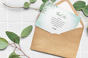 Floral Funeral Thank You Card, a Card Template by Template Shop (Thumbnail 4 of 4)
