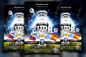 Euro 2021 Soccer Flyer