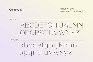 Chesalova - Unique Typeface