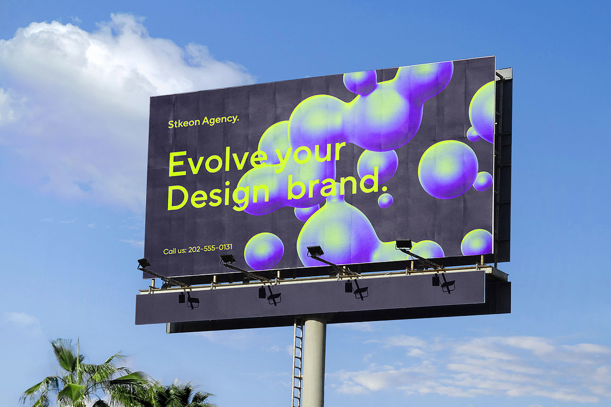 Billboard Poster Street Mockup, an Advertising Mockup by Asylab (Photo 4 of 5)