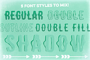 [30% off!] Shaken Font 5 Styles, a Font by Frisk Shop (Thumbnail 2 of 5)