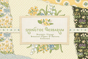 Vintage Spring Floral Patterns, a Pattern Graphic by PATTERNS etc. (Thumbnail 1 of 19)