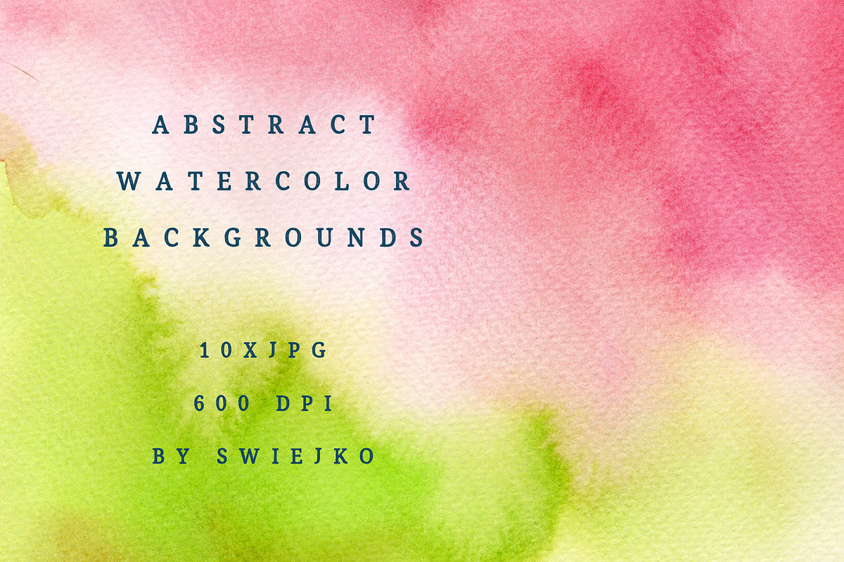 Watercolor background washes, an Illustration by swiejko (Photo 1 of 3)