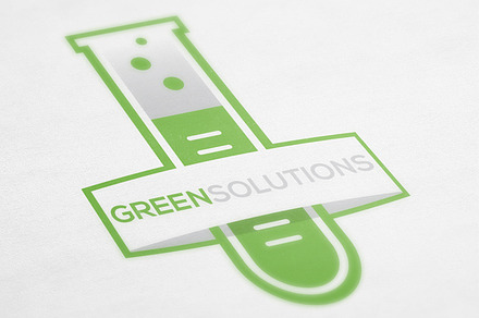Green Solutions Logo Template