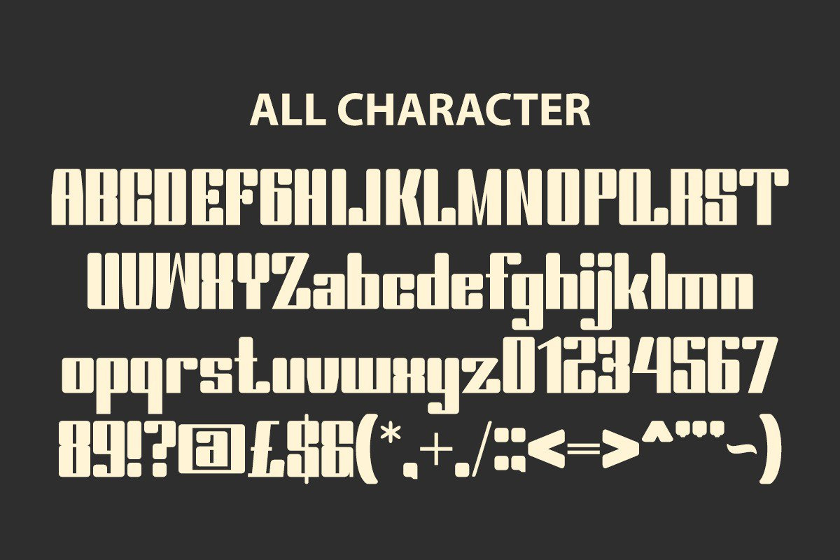 Tryone Bold Sans Serif Font, a Sans Serif Font by Vadovastd (Photo 2 of 8)