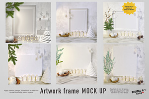Artwork Frame Mock Up, a Print Template by Mockup Up!