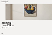 DIN A Bedroom Frame Mockup Minimal, a Household Mockup by mockupize (Thumbnail 4 of 7)