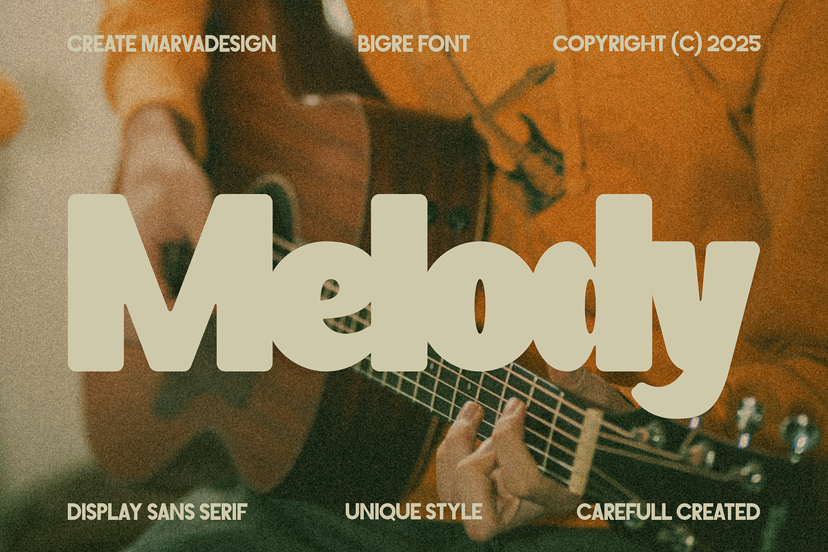 Bigre - Bold Display Sans, a Sans Serif Font by Marvadesign (Photo 4 of 12)