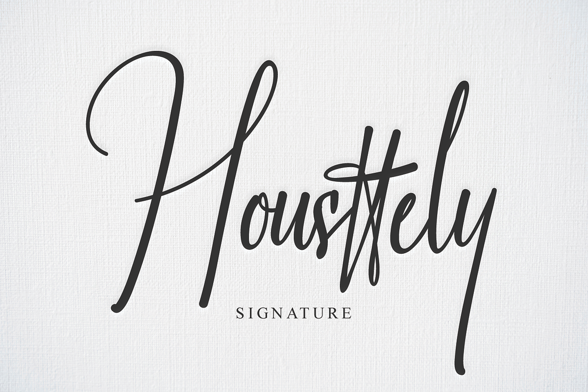 Housttely, a Handwritten Font by Majelis Font (Photo 1 of 8)