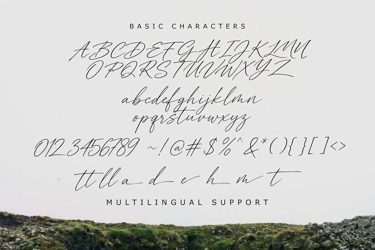 Maruka Castelio - Signature font, a Handwritten Font by Majelis Art (Photo 7 of 7)