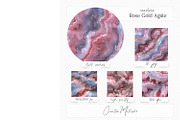 Rose Gold Agate Digital Paper JPG, a Texture Graphic by Creative Matrix82 (Thumbnail 2 of 6)