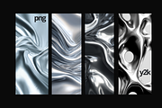 Pack Chrome Y2K Abstract Backgrounds, a Background Graphic by THE PIGGEST (Thumbnail 9 of 11)