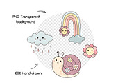 Capybara Clipart - Spring & Summer, a Seasonal Illustration by JulzaArt (Thumbnail 7 of 8)