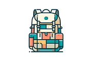 Adventure Hiking Bag Icons, an Object Graphic by yasushie (Thumbnail 2 of 16)
