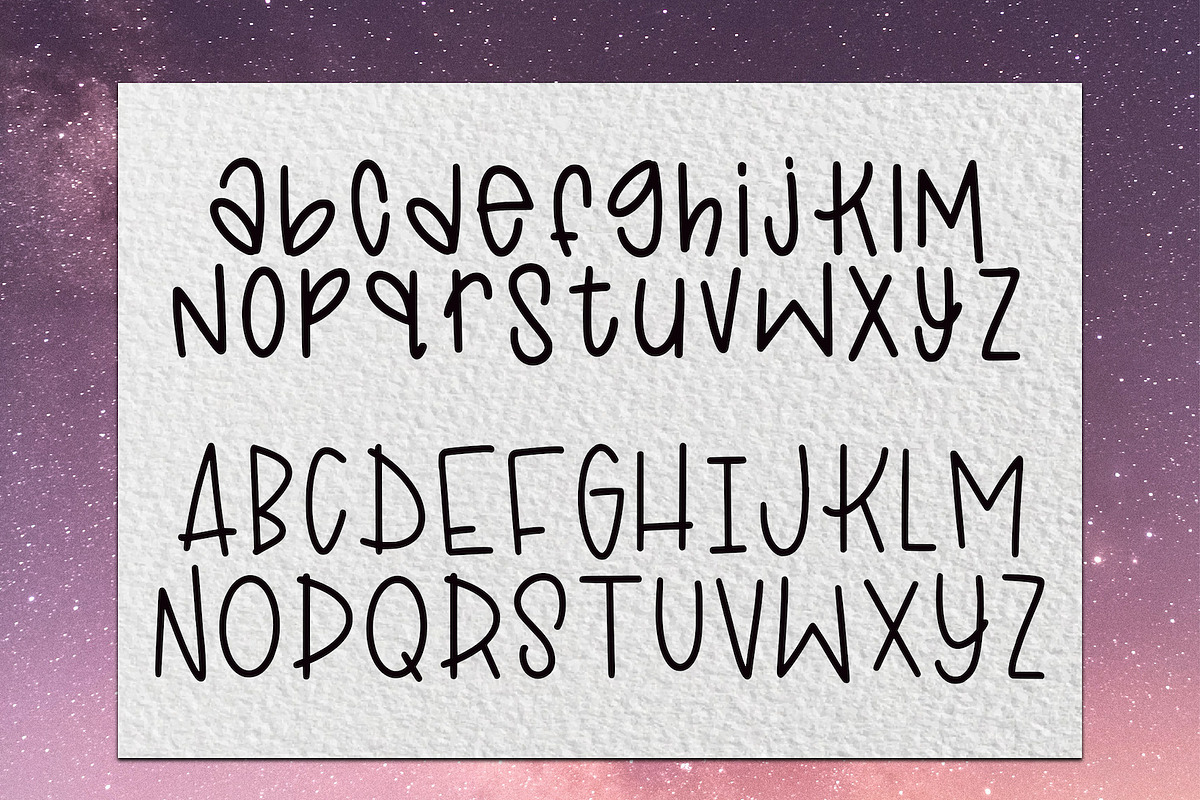 Ophelia - A Hand Drawn Font preview 2