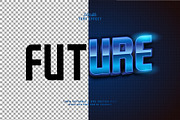 Text Effect Future, a Layer Style Add-On by Navy Graphic (Thumbnail 2 of 2)