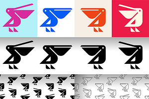 Pelican logo, an Object Graphic by NataliiaVolyk