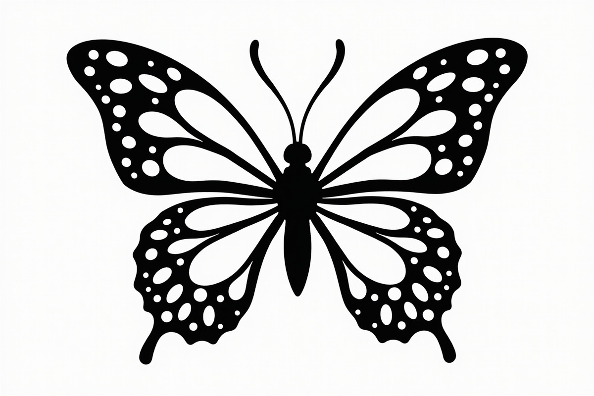 Delicate Butterfly Laser Cut Design, an Illustration by hafijul (Photo 10 of 13)