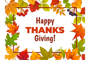 Happy Thanksgiving Day card