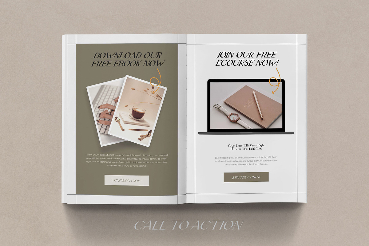 Aesthetic Ebook Templates CANVA, a Marketing Template by AndrewPixel (Photo 15 of 17)