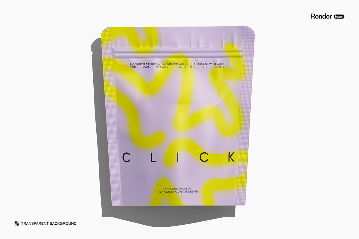 Matte Stand-Up Pouch Mockup Set, a Packaging Mockup by Renderteam (Photo 9 of 14)