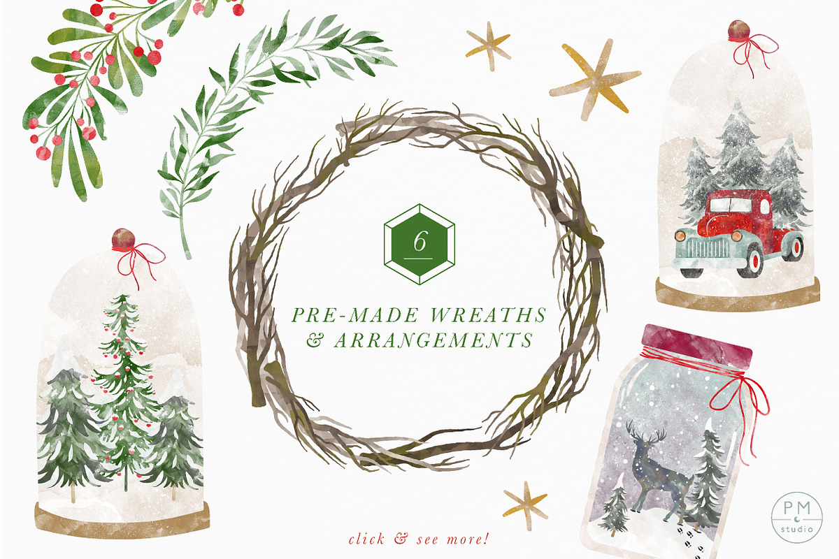 Timber Winter Truck Collection, a Graphic by PetiteMarket (Photo 5 of 5)