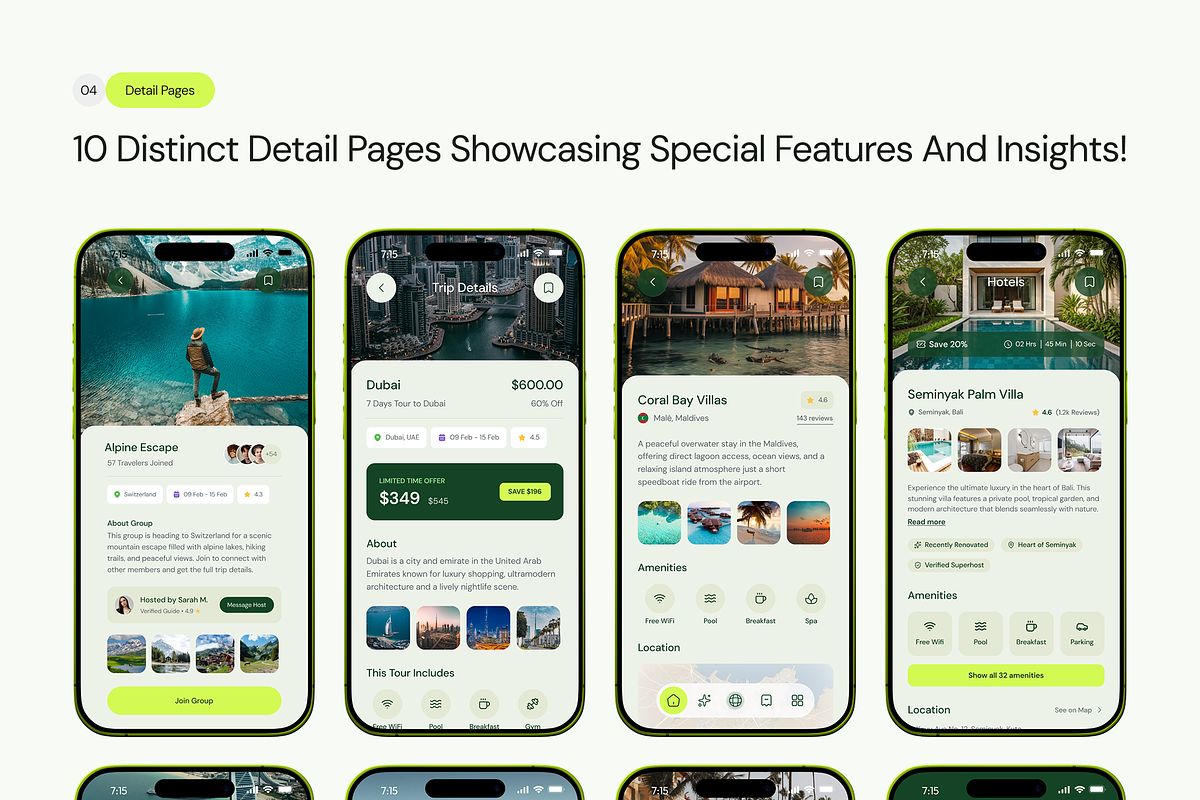 TRU - AI Powered Travel App UI Kit, an UI Kit Template by Brickclay (Photo 13 of 17)