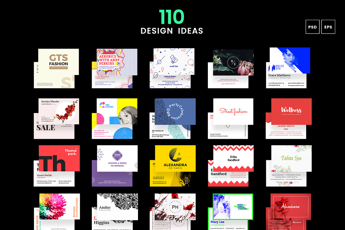 Business Card Template Bundle Sale, a Business Card Template by Amber Graphics (Photo 4 of 7)