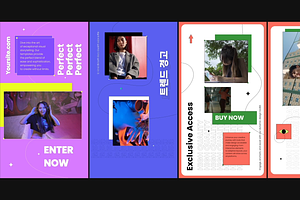 Pen Tool Stories for Premiere Pro, a Social Media Template by FlashFXbox