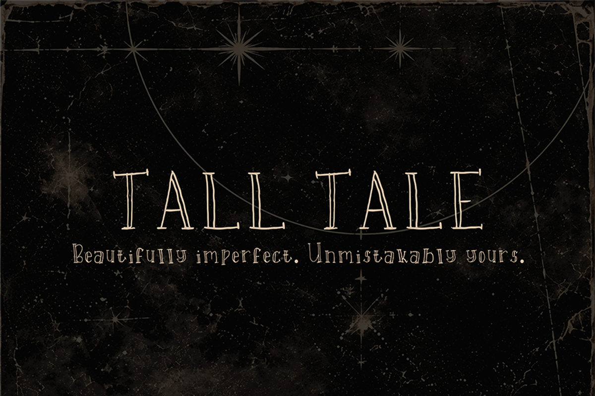 Tall Tale - Handwritten Font, a Handwritten Font by Aurum Creative (Photo 1 of 7)