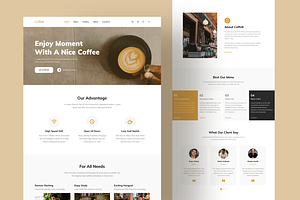 Coffelt - Cafe Website