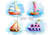 Sea watercolor adventures, an Animal Illustration by Funny-sunny (Thumbnail 4 of 16)