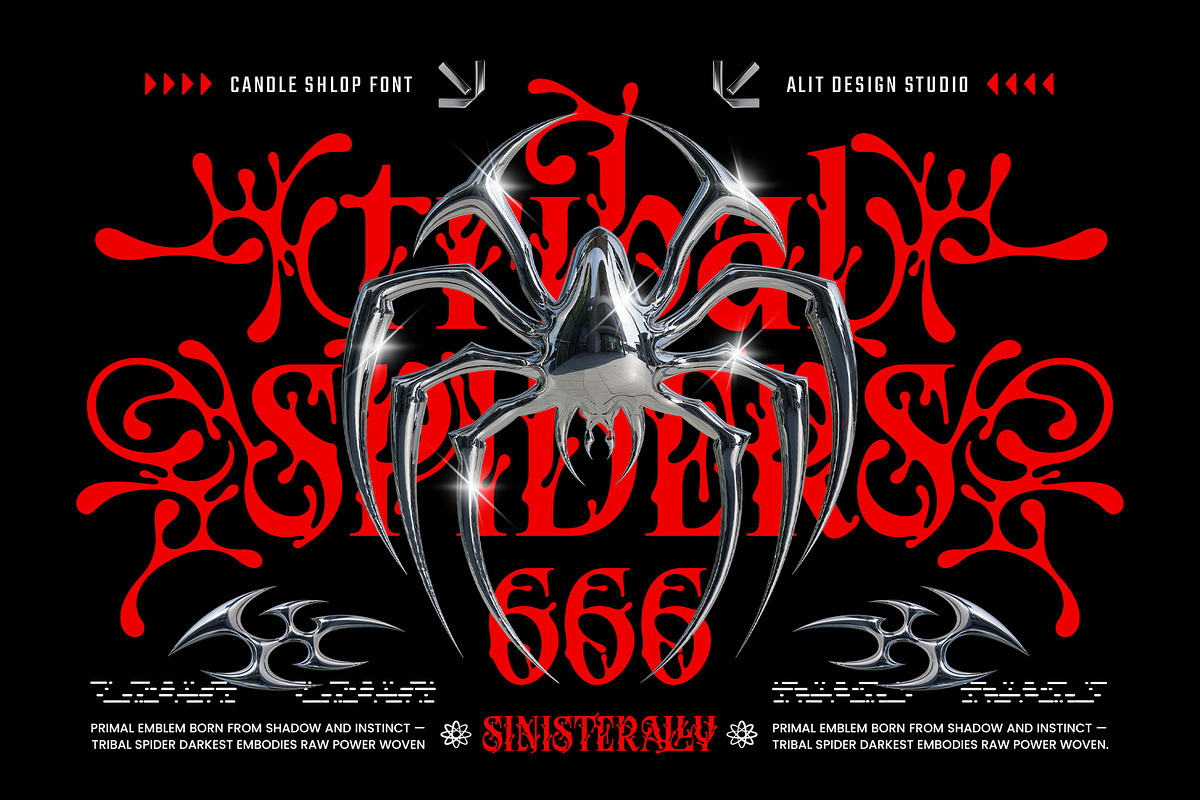 Candle Shlop Typeface, a Serif Font by alit design (Photo 7 of 20)