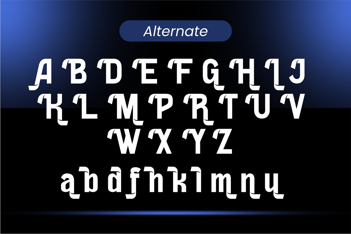 Gladsky - Sans Serif Display Font, a Sans Serif Font by Rishsketch (Photo 11 of 15)