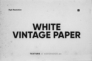 20 White Vintage Paper Textures