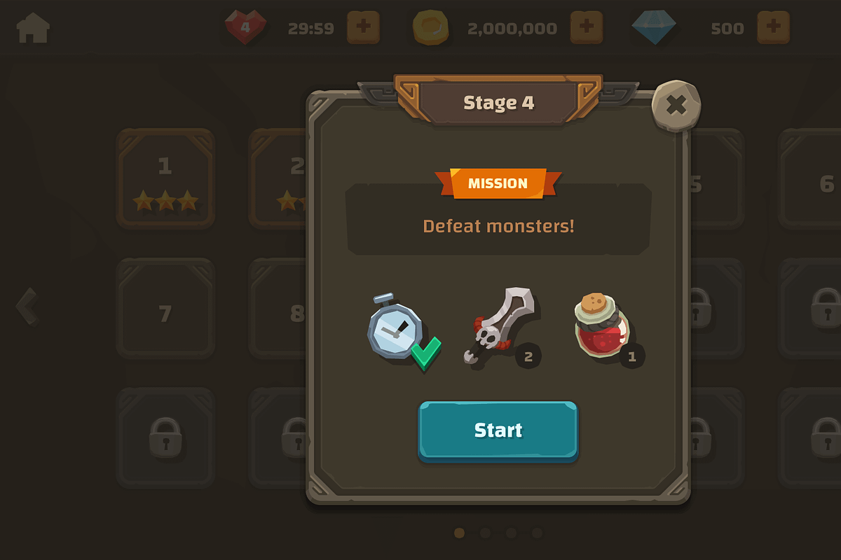 GUI - The Stone, an UI Kit Template by LAYERLAB (Photo 15 of 31)