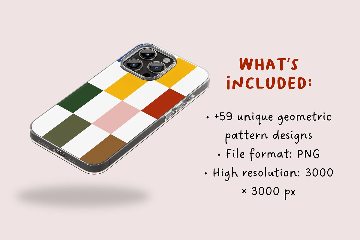 59 Geometric Pattern PNG Bundle, a Pattern Graphic by The Journey Atelier (Photo 2 of 19)