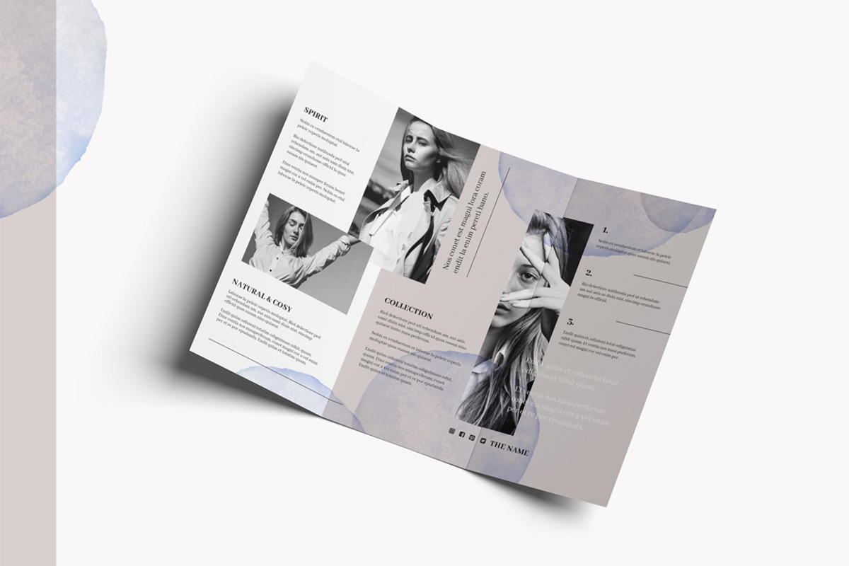 FASHION Trifold Brochure Design, a Brochure Template by AgataCreate (Photo 6 of 7)