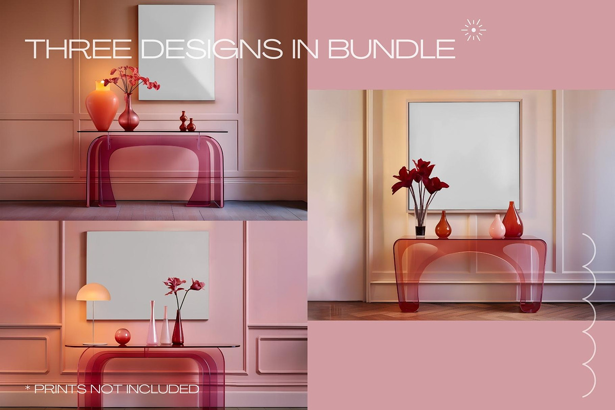 The Pink Console | Frame Mockup, a Marketing Template by Columbus Prints (Photo 7 of 9)