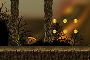 Platformer Tileset HD 3: Volcano, an Illustration by LudicArts (Thumbnail 4 of 4)