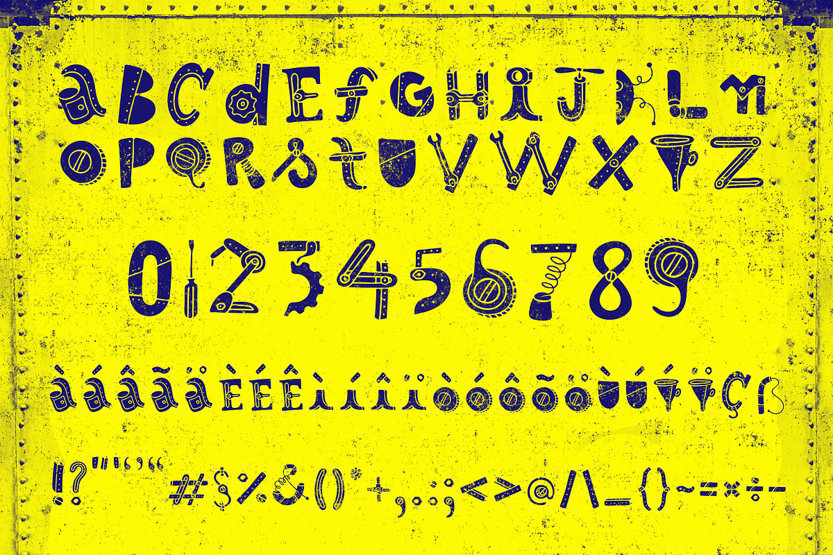 Robotikka Typeface preview 2