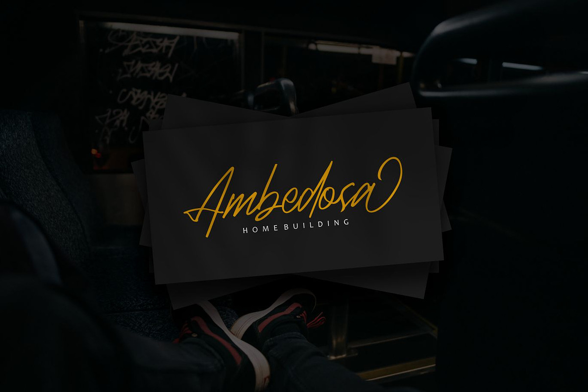Hadellica - Modern Script, a Script Font by VUNIRA (Photo 2 of 6)