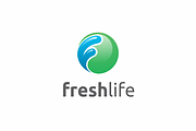 Letter F Water Splash Globe Logo, a Branding & Logo Template by yopie (Thumbnail 1 of 3)