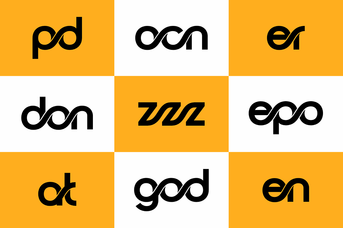 iBrand Ligature - Logo Font, a Font by LoneArmy (Photo 4 of 9)