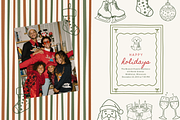 Hand Drawn Christmas Backgrounds, a Background Graphic by digital.incubator.yum (Thumbnail 7 of 8)