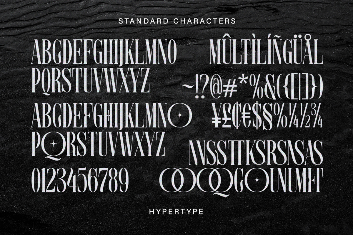 Hypertype : Elegant Serif Display, a Serif Font by Fargun Studio (Photo 9 of 20)