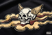Flying Winged Skull Through Clouds, an Object Graphic by SharpMarketplace (Thumbnail 4 of 4)