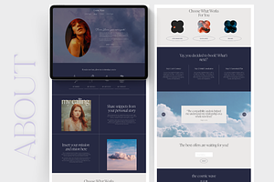 Mystic Website Squarespace Template