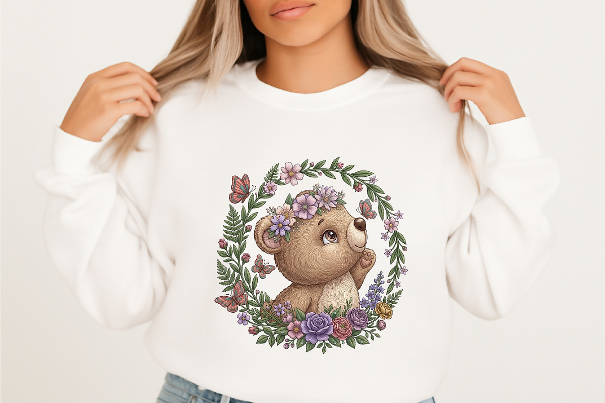 Cute Teddy Bear Sublimation Design, an Illustration by designcity5 (Photo 3 of 4)