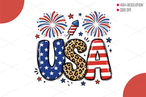 Patriotic USA Independence Day PNG, an Illustration by OK Design
